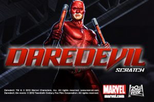 Daredevil scratch Rubbelkarten Spiel