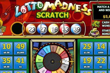 Lotto madness scratch Rubbelkarten Spiel