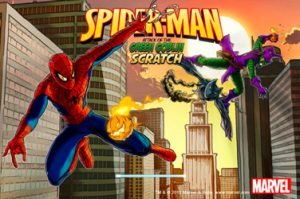 Spider-man scratch Rubbelkarten Spiel