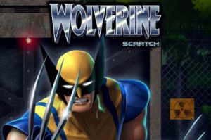 Wolverine scratch Rubbelkarten Spiel