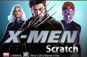 X-men scratch Rubbelkarten Spiel