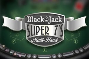 Blackjack super 7s multihand Tischspiel