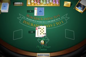 Single deck blackjack mh Tischspiel