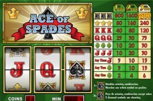 Ace of spades Gl?cksspielautomat